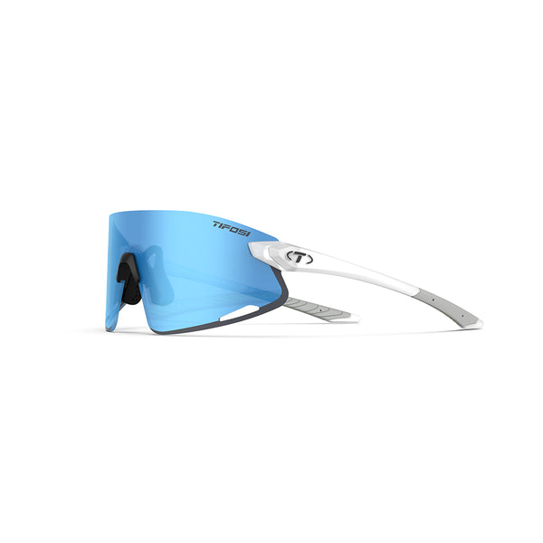 Tifosi Vogel XC Sunglasses Satin Clear with Sky Blue Mirror Lens