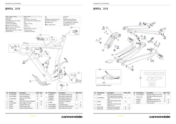 2018 - 2019 Jekyll 27.5 Spares - Papanui Cycles
