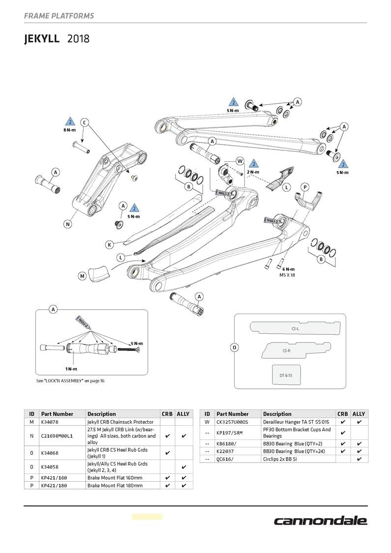 2018 - 2019 Jekyll 27.5 Spares - Papanui Cycles