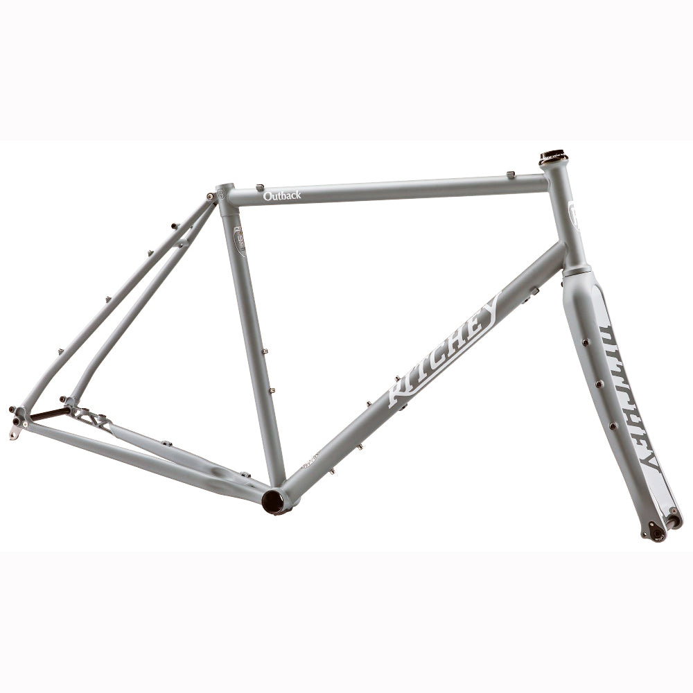 Ritchey Outback Frameset Grey / White Logo Medium
