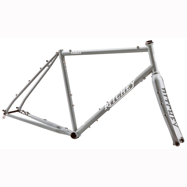 Ritchey Outback Frameset Grey / White Logo Medium