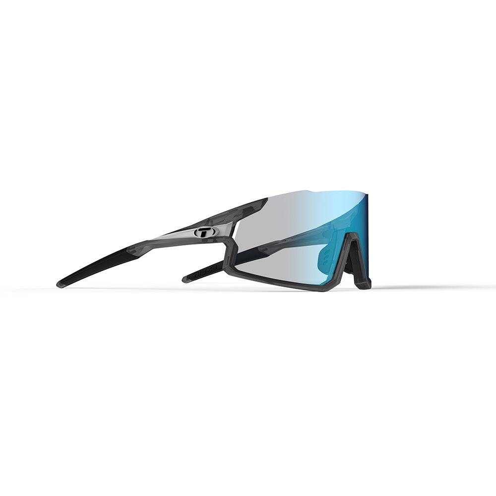 Tifosi Stash Sunglasses Matte Smoke with Clarion Blue Fototec Lens