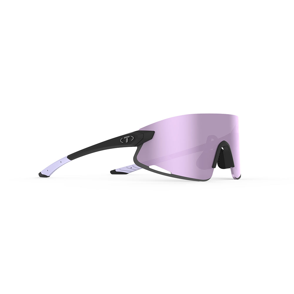 Tifosi Vogel XC Sunglasses Matte Black with Violet Mirror Lens