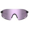 Tifosi Vogel XC Sunglasses Matte Black with Violet Mirror Lens