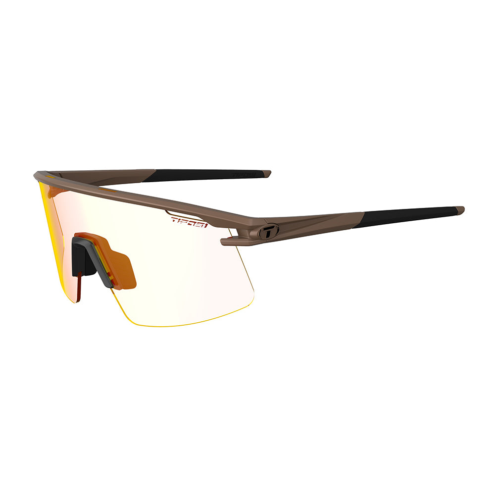 Tifosi Moab Lite Sunglasses Matte Bronze with Clarion Red Fototec Lens