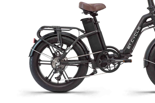 ET-CYCLE F1000 Folding Fat E-Bike, 48V 21Ah, 1008Wh, Hydraulic Brakes