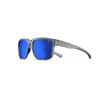 Tifosi Shumo Sunglasses Crystal Smoke with Cobalt Blue Mirror Lens