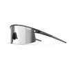 Tifosi Moab Lite Sunglasses Satin Vapor with Silver Mirror AC Red and Clear Lens