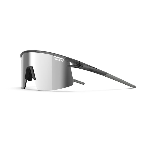 Tifosi Moab Lite Sunglasses Satin Vapor with Silver Mirror AC Red and Clear Lens
