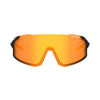 Tifosi Stash Sunglasses Black Orange Fade with Clarion Orange, AC Red and Clear Lens