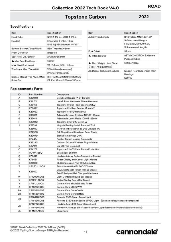 Adventure Neo 2019 - 2022 Spares - Papanui Cycles