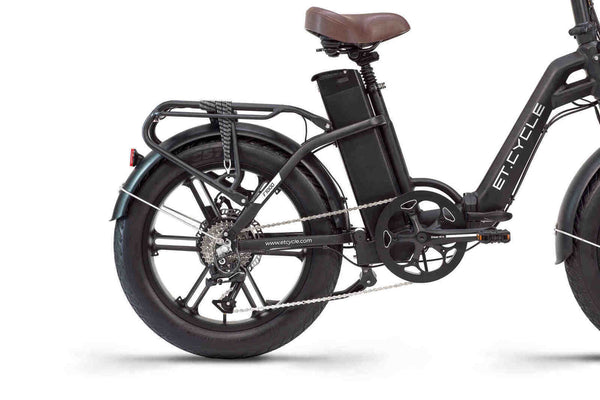 ET-CYCLE F1000 Folding Fat E-Bike, 48V 21Ah, 1008Wh, Hydraulic Brakes - Papanui Cycles