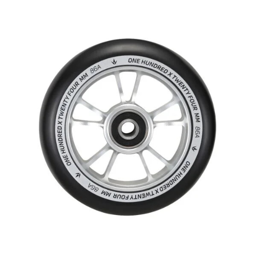 100MM WHEEL - SILVER/BLACK
