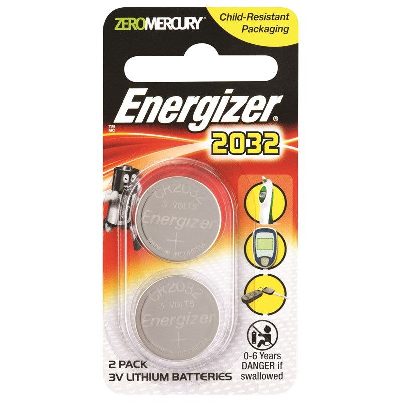 Energizer CR2032 Lithium Coin Batteries - Papanui Cycles