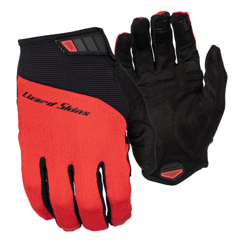Lizard Skins Monitor Traverse Gloves Crimson Red - Papanui Cycles