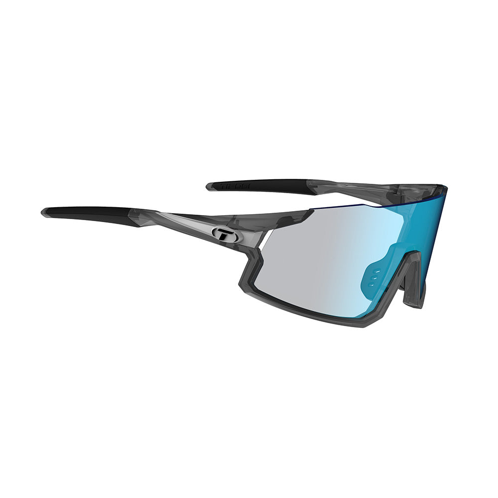 Tifosi Stash Sunglasses Matte Smoke with Clarion Blue Fototec Lens