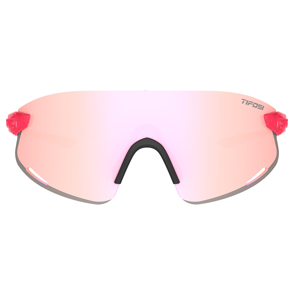 Tifosi Vogel XC Sunglasses Crystal Pink with Pink Mirror Lens