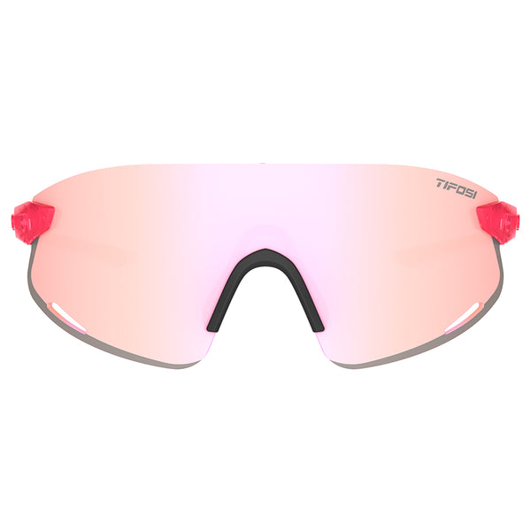 Tifosi Vogel XC Sunglasses Crystal Pink with Pink Mirror Lens