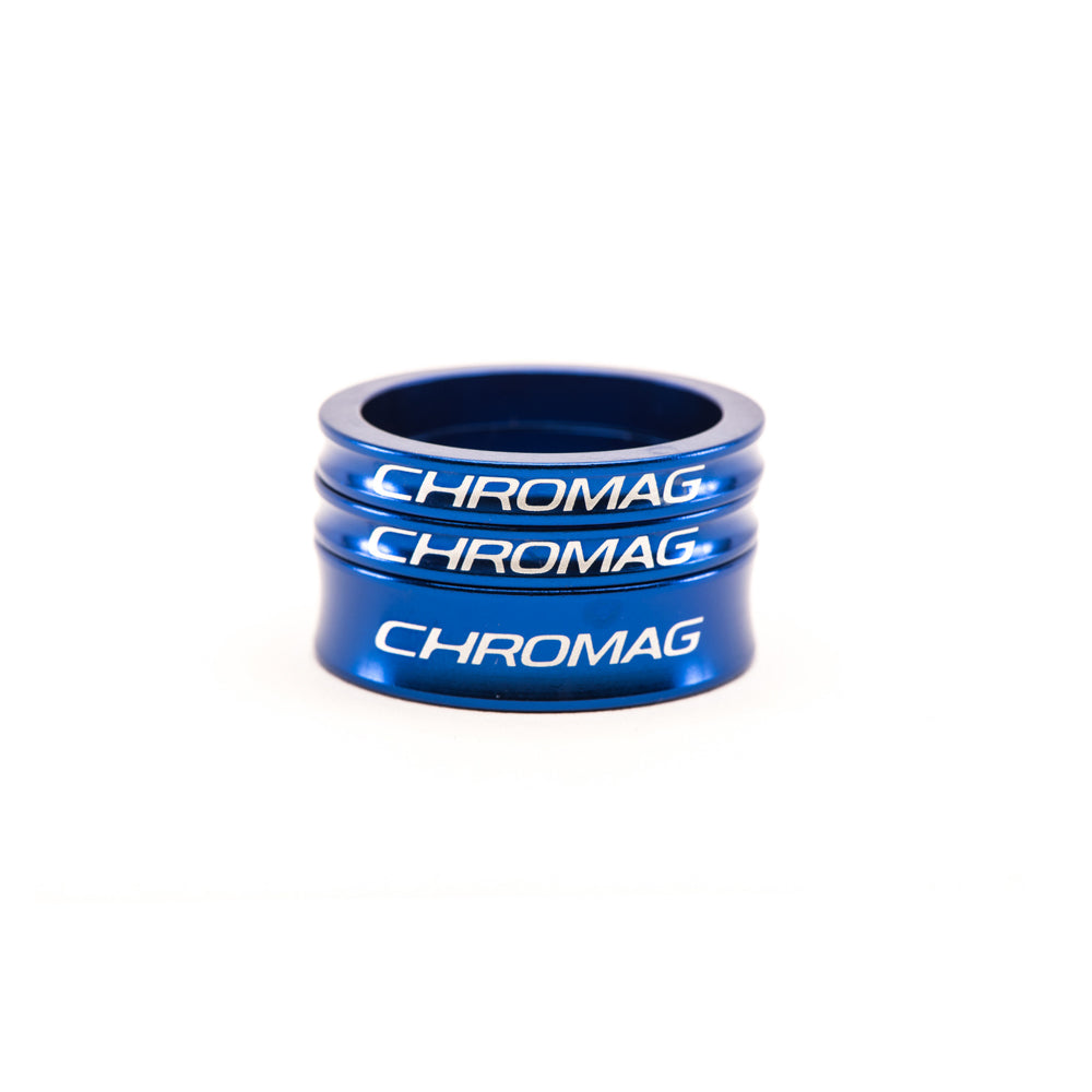 Chromag Headset Spacers Blue