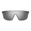 Tifosi Sanctum XL Sunglasses Satin Clear with Silver Mirror Lens