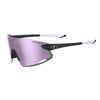 Tifosi Vogel XC Sunglasses Matte Black with Violet Mirror Lens