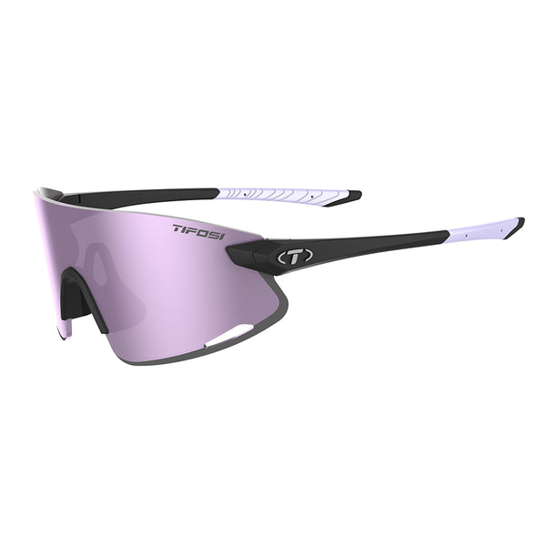 Tifosi Vogel XC Sunglasses Matte Black with Violet Mirror Lens