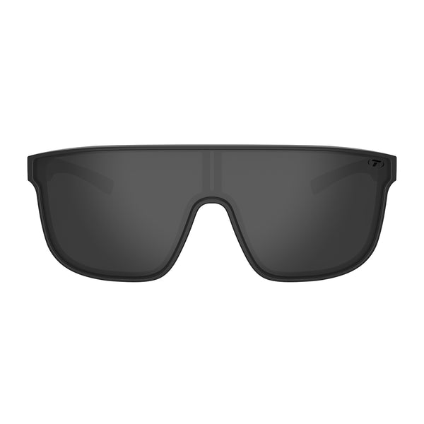 Tifosi Sanctum XL Sunglasses Blackout with Smoke No Mirror Lens