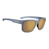 Tifosi Shumo Sunglasses Crystal Denim with Gold Mirror Lens