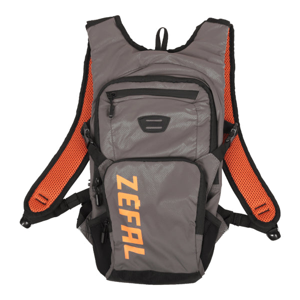 Zefal Z Hydro XC Hydration Bag Grey/Orange - Front