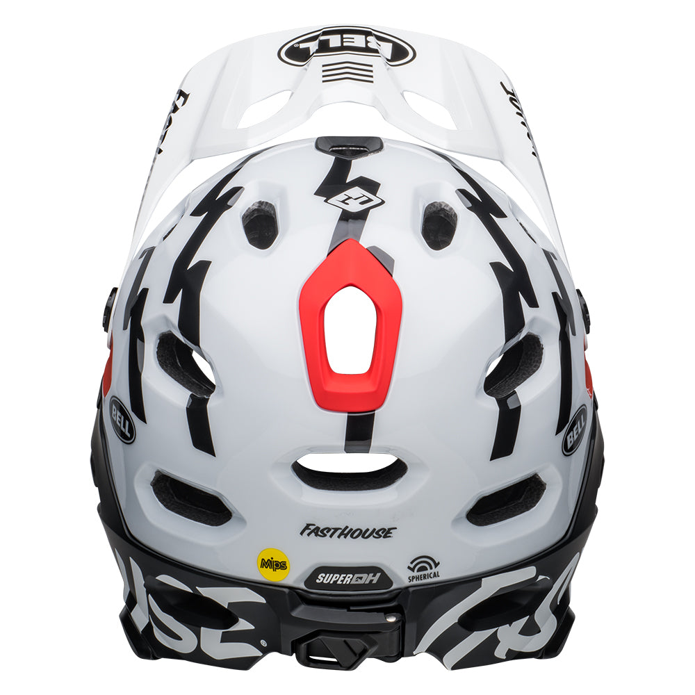 Bell Super DH Spherical - Fasthouse M/G Black/Wht