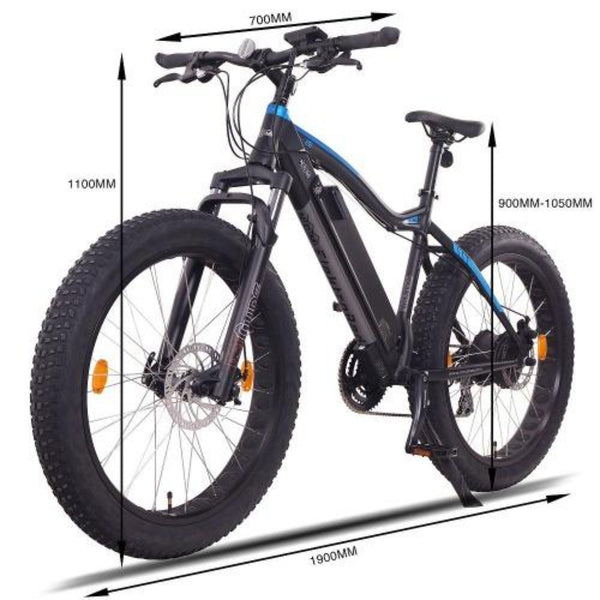 NCM Aspen Plus Fat Electric Bike,E-Bike, 48V 16Ah E-MTB 768Wh Battery