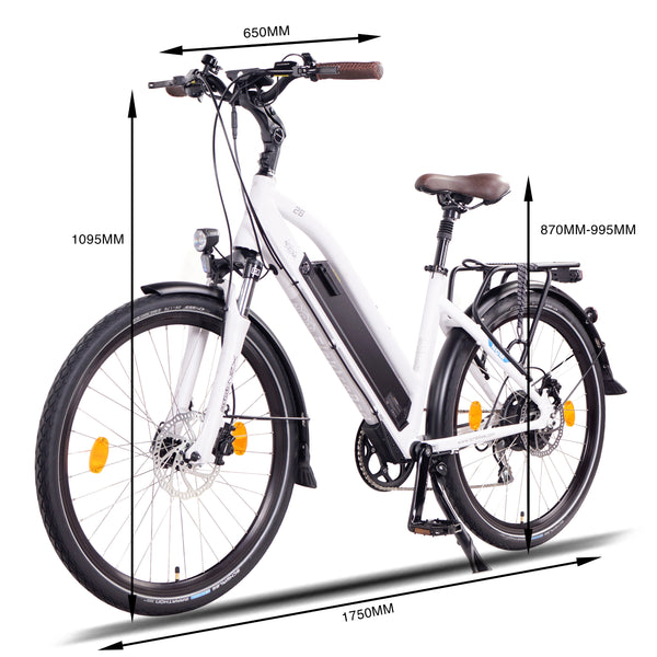 2025 NCM Milano Plus Trekking E-Bike, City-Bike, 48V 16Ah 768Wh Battery