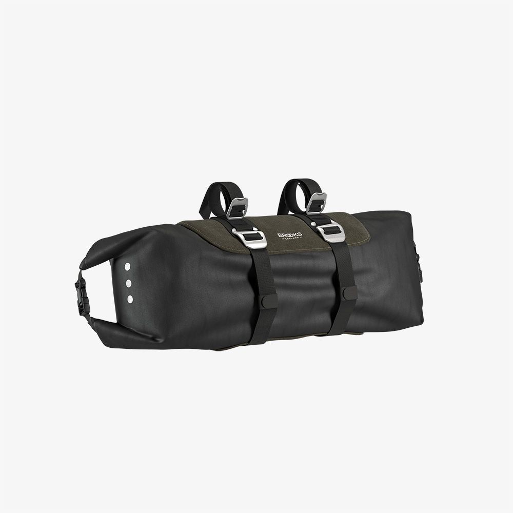 Scape Handlebar Roll Bag Mud Green