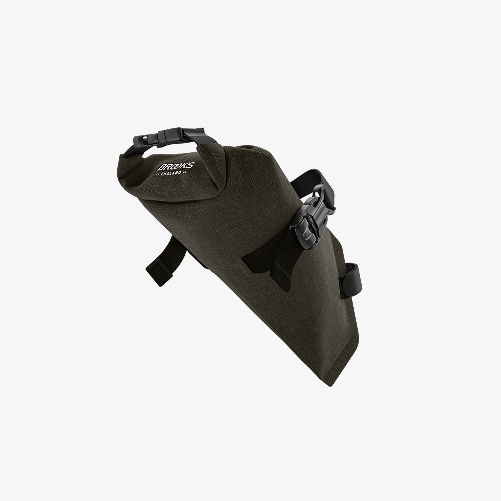 Scape Saddle Roll Bag Mud Green