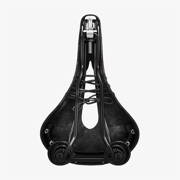 Flyer Carved Leather Saddle