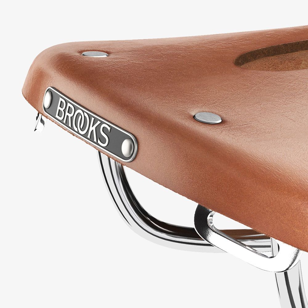B17 Ladies Carved Leather Saddle