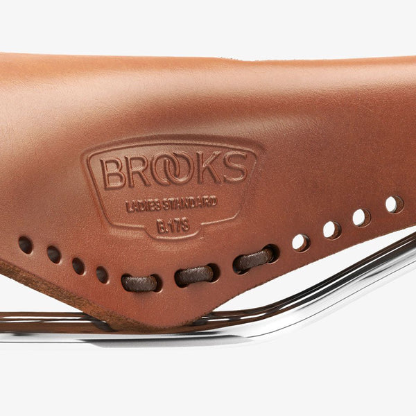 B17 Ladies Carved Leather Saddle