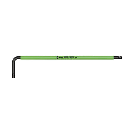 WERA TOOLS L-KEY 950 SPKL HF MULTICOLOUR HEX-PLUS 2.5MM L-KEY, METRIC, WITH HOLDING FUNCTION