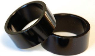 1-1/2&quot; Black Spacer 10mm - Papanui Cycles