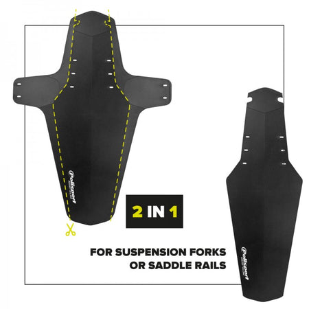 Polisport Mud Slim Front or Rear Black 9