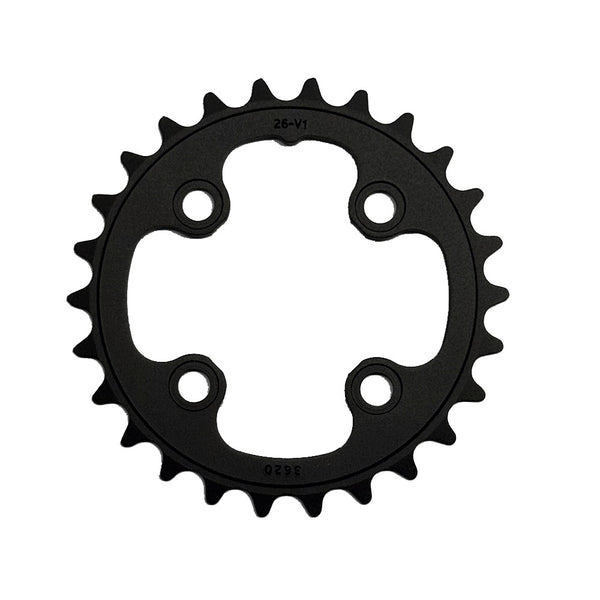 SRAM Chain Ring MTB 24 Tooth 64mm AL3 2x11 No Pin Blast Black
