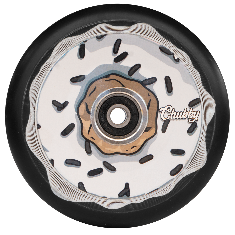 CHUBBY 110MM DOHNUT OREO WHITE WHEELS