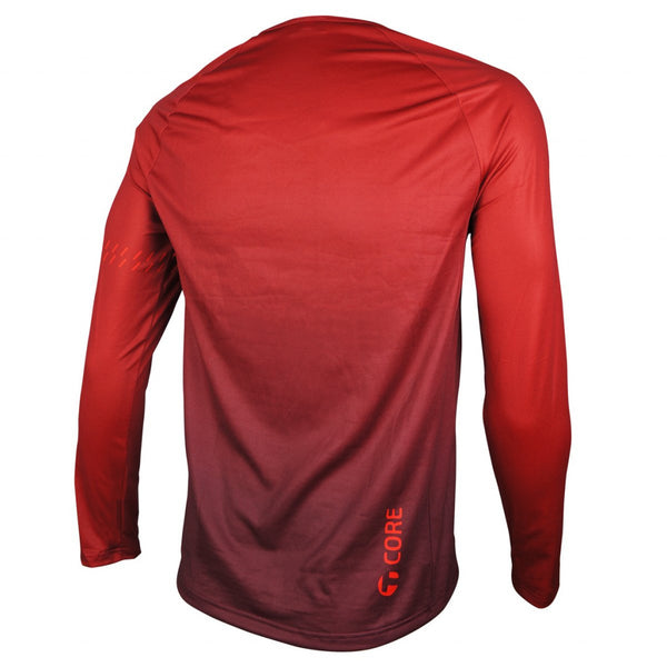 Core Long Sleeve Running Shirt Red