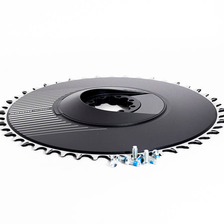 SRAM Chain Ring Road 44 Tooth Direct Mount X-Sync 6.5mm Offset - Aero Red E1 Including 8 Chainring Bolts