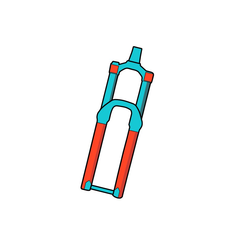 Ridewrap -Covered-MTB Fork