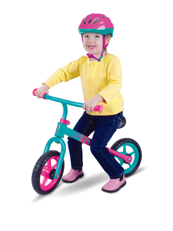 ZYCOM MY 1ST BALANCE BIKE W/ HELMET TEAL / PINK