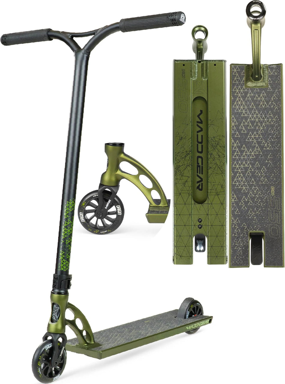 MADD GEAR ORIGIN 550 SCOOTER OLIVE FATIGUE