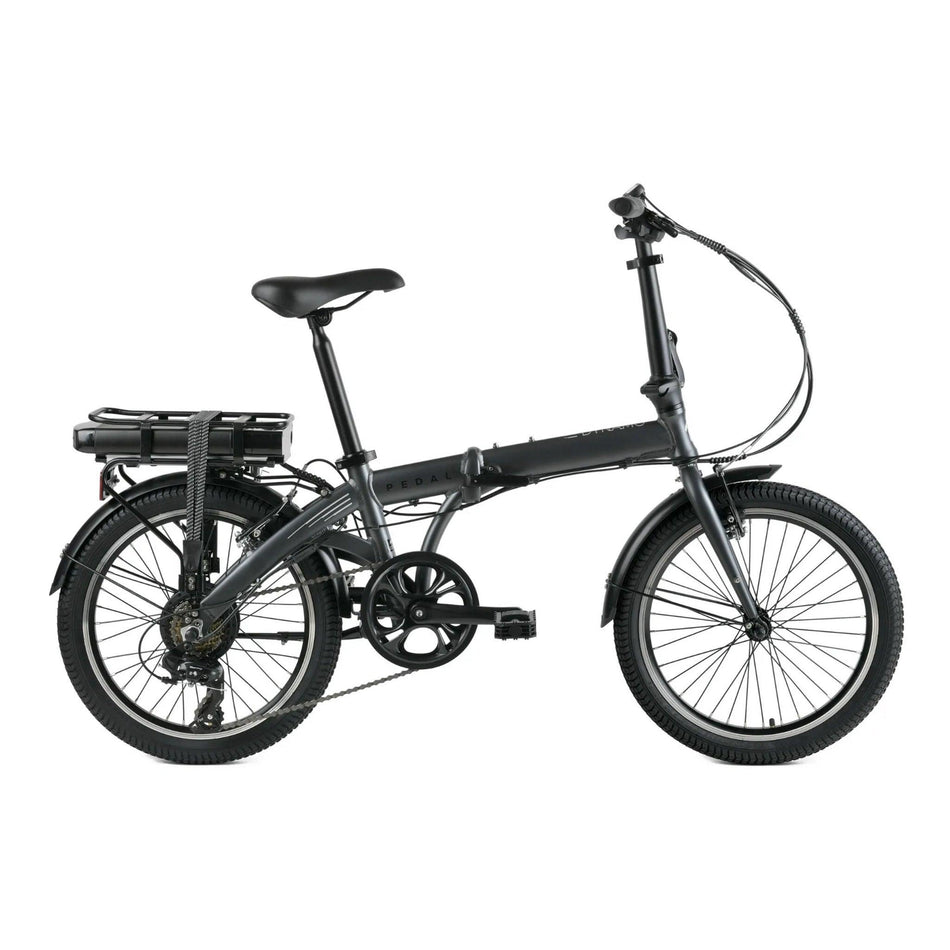 Pedal Dynamo 3 Charcoal Folding E-Bike