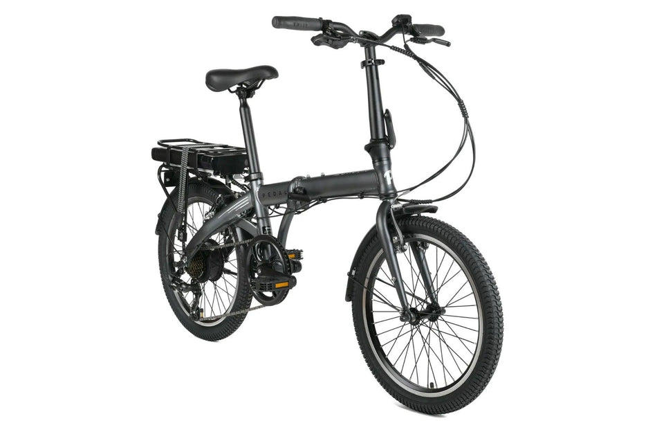 Pedal Dynamo 3 Charcoal Folding E-Bike