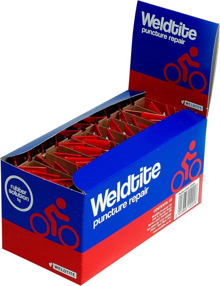 02001 weldtite rubber solution 15g - Box of 50